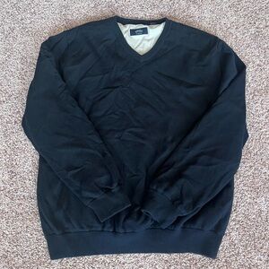 Vintage‎ Y2K Callaway Golf Black V-Neck Pullover Sweater